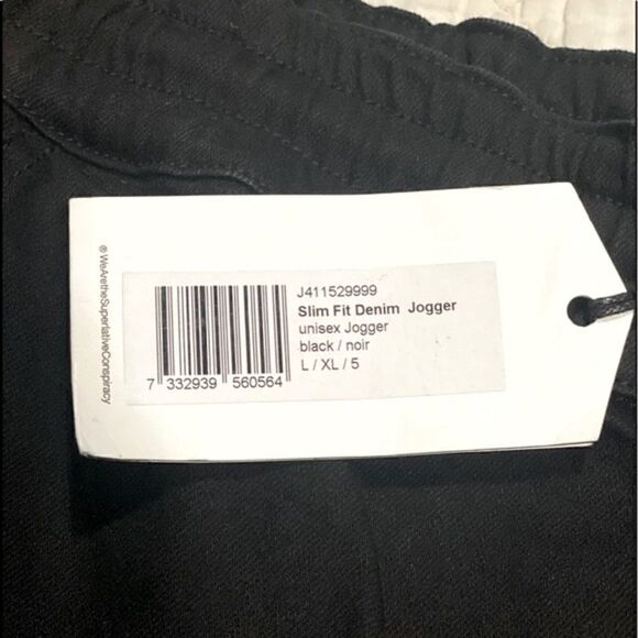 Wesc Black Denim Slim Fit Joggers! - Picture 7 of 8